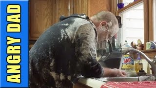 ANGRY SINK PRANK 6 FLOUR EDITION [upl. by Uhthna]