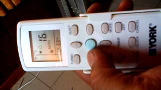 Air cond remote setting [upl. by Jewell594]