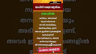 തൊഴിൽ rohini nakshatraphalam astrology [upl. by Newbill]