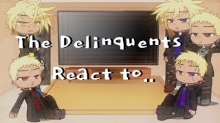 The delinquents react  yandere simulator [upl. by Idyak526]