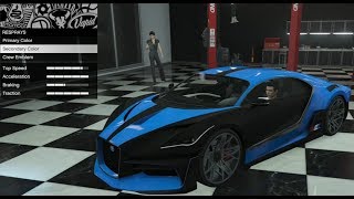 GTA 5  DLC Vehicle Customization  Truffade Thrax Bugatti Divo and Review [upl. by Kalila]