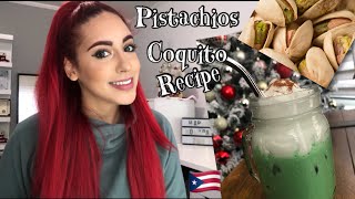 Pistachio Coquito Recipe Vlog itsPriscillaMarie [upl. by Llennod]