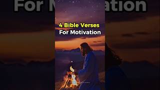 4 Bible Verses For Motivation 🙏 jesusshorts [upl. by Tillinger923]