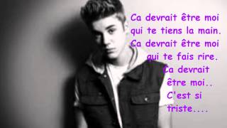 justin bieber that should be me traduction française [upl. by Enyalaj732]