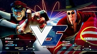 SF5 Battle Lounge  PhenomMBison VS bak101FANG：ベガ VS ファン 2016126 [upl. by Lechar]