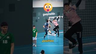 Handball wing Goal youtubeshorts handball shorts respectshorts [upl. by Tippets325]