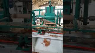 Automatic Feeding Back Knife Wood Lathe Machine [upl. by Havstad]