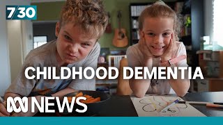 These kids have been diagnosed with childhood dementia  730 [upl. by Deroo]