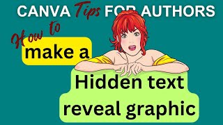 How to make a hidden writing reveal graphic [upl. by Renwick727]