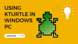 How to use Kturtle in your Windows PC  Kturtle Tutorials [upl. by Helfant840]