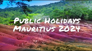 Public Holidays for Mauritius in 2024 [upl. by Jilli312]