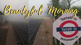 Vaibhavwadi Road Railway Station  Morning Beautyful View  वैभववाडी रोड  short [upl. by Stila367]