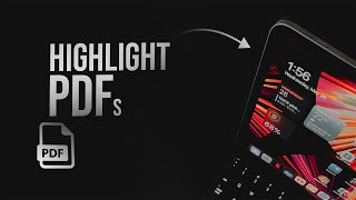 How to Highlight in PDF on iPad tutorial [upl. by Edia40]