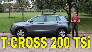 Avaliação Volkswagen TCross 200 TSI manual 2021 [upl. by Arnelle502]