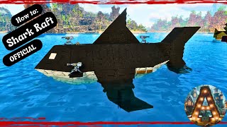 How to SHARKS with frickin LAZERS raft build ark basebuilding gaming [upl. by Oeflein]