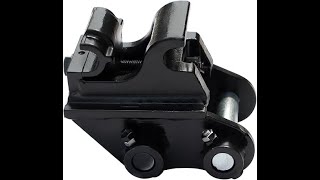 Typhon Chinese Mini Excavator Attachment Quick Coupler Hitch [upl. by Alick]