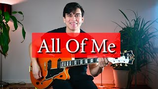 All Of Me  Eric Assarsson Jazz Guitar Improvisation [upl. by Hpsoj330]