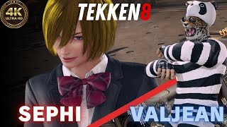 Tekken 8 REPLAY SephiREINA vs ValjeanKING 4K ULTRA HD 60FPS [upl. by Kired]