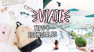 CÓMO ALISTAR TU MALETA  ESENCIALES DE VIAJE  TIPS PARA UN VIAJE PERFECTO Y ORGANIZADO [upl. by Peta]