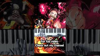 Gurenge  Demon Slayer । Piano Cover piano demonslayer gurenge lisa anime kimetsunoyaiba [upl. by Allenrad]