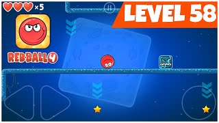 Red Ball 4  Level 58 Walkthrough  Level 58 Battle For the Moon [upl. by Alia497]