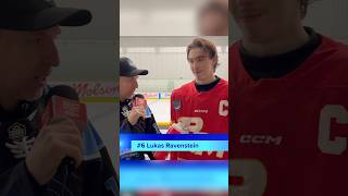 Post game interview with 6 Luka’s Ravenstein cellyentertainment pjhl hockey interview shorts [upl. by Carce]