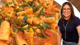 How to Make Rigatoni with 3 Pepper Sauce  Rachael Ray [upl. by Ottillia]