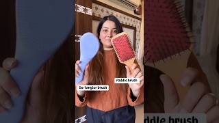 Why do you need a detangler brush instead of a paddle brush [upl. by Fira]