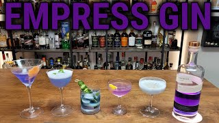 5 Empress Gin Cocktails How To Make and Tasting [upl. by Tabitha]