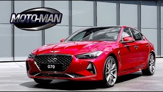 2018 Genesis G70 Sport Sedan PREVIEW [upl. by Ayotyal]