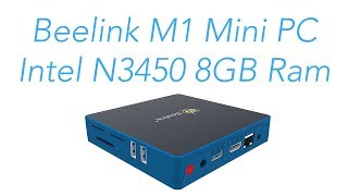 BeeLink M1 Mini PC INTEL Celeron N3450 And 8GB Ram [upl. by Gneh]