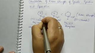 Basic Strength of Pyrrole Pyridine and Piperidine [upl. by Alfonzo]