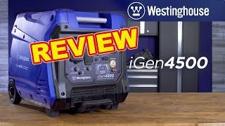 Westinghouse iGen4500 Super Quiet Portable Inverter Generator Review 2019 [upl. by Mighell738]