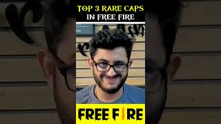 Top 3 Rare Caps 😱 shorts freefire ffshorts youtubeshorts shortsviral [upl. by Torrie]