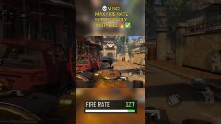 💀MG42 MAX FIRE RATE SUPER DEADLY INSTAKILL 🔥✅ codm codmobile callofdutymobile [upl. by Rezal]