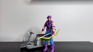 Marvel Legends Hawkeye Review Avengers Beyond Earths Mightiest Series [upl. by Kcirdderf]