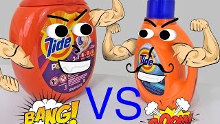 Tide Pods VS Tide Liquid [upl. by Sirrot442]