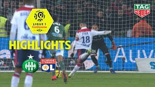 AS SaintEtienne  Olympique Lyonnais  12   Highlights  ASSE  OL  201819 [upl. by Htiekal212]