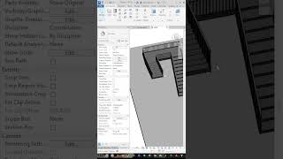 U shape stair Revit 2025 [upl. by Torie]