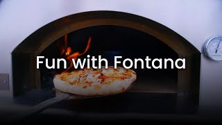 Have Fun with the Fontana Forni Margherita Wood Countertop Outdoor Pizza Oven CAFTMARA [upl. by Furtek]