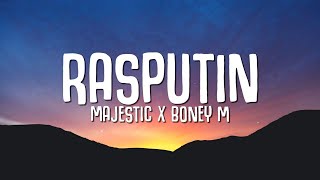 Majestic Boney M  Rasputin Lyrics he was big and strong in his eyes a flaming glow [upl. by Netsryk952]