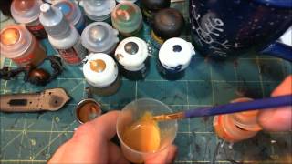 How to Thin Citadel Paint for Airbrushing [upl. by Winther]