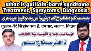 what is GBS guillainbarré syndrome video gb syndrome treatment Hindi urdu prof Dr Adnan Aslam [upl. by Almire]