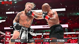 Mike Tyson VS Jake Paul Full Fight HIGHLIGHTS  Netflix 2024 [upl. by Gilroy]