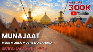 Mere Moula Mujhe Do Sahara Munajat with Lyrics  The Best Dua [upl. by Gregson796]