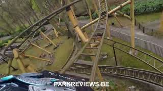 Alle achtbanen Duinrell Onride  ParkReviews [upl. by Avis967]