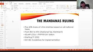 SGS Lecture Series on the Supreme Court Mandanas 2019 Ruling [upl. by Kinom]