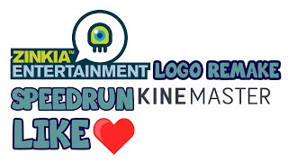 Zinkia Entertainment Logo Remake Speedrun KineMaster Like ❤️ [upl. by Twum]