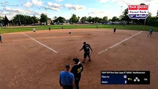 Players Inc vs Shooters  6262024  Park District of Forest Park Mens Major League 16quot Softball [upl. by Airdua252]