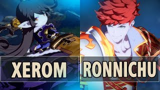 GBVSR🔥Xerom Charlotta Vs Ronnichu Vane🔥 High Level Gameplay [upl. by Anilam]